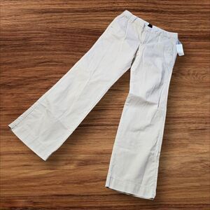 GAP Low Rise Wide Leg Off White Boy Cut Pants NWT